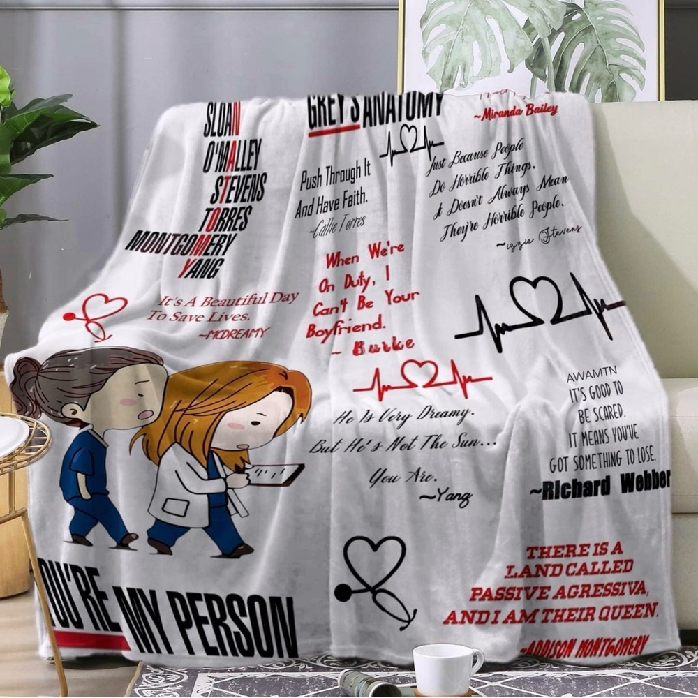 Grey’s Anatomy Blanket Throw